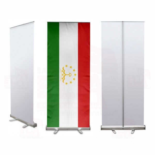 Tacikistan Banner Roll Up