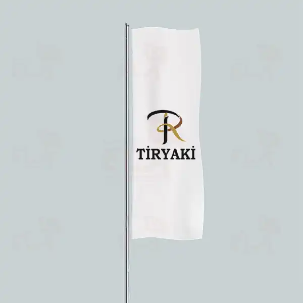 Tiryaki Yatay ekilen Flamalar ve Bayraklar