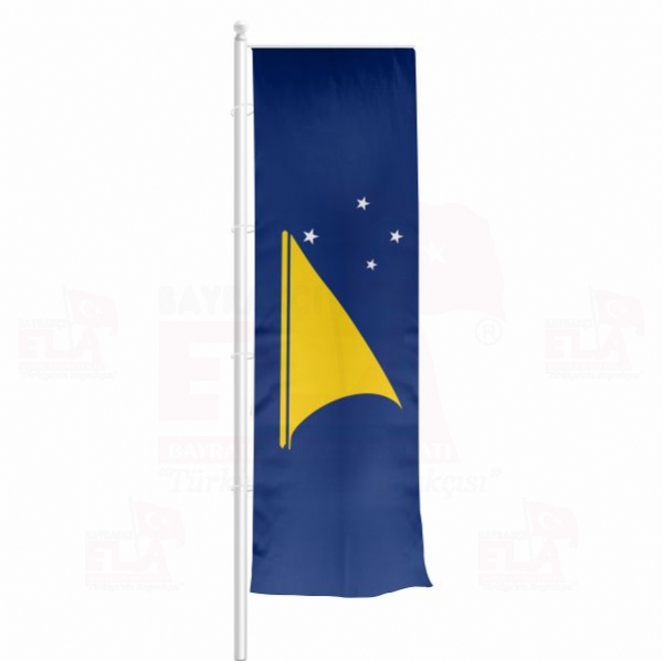 Tokelau Yatay ekilen Flamalar ve Bayraklar