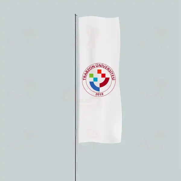 Trabzon niversitesi Yatay ekilen Flamalar ve Bayraklar