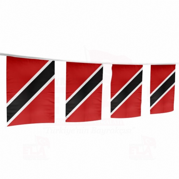 Trinidad ve Tobago pe Dizili Flamalar ve Bayraklar