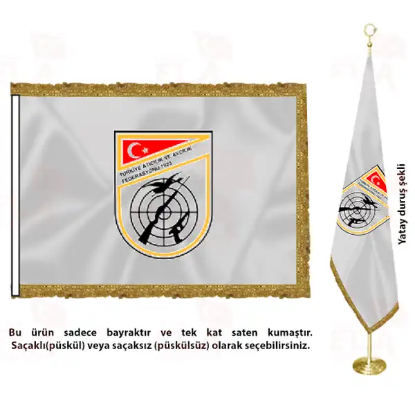Trkiye Atclk ve Avclk Federasyonu Saten Makam Flamas