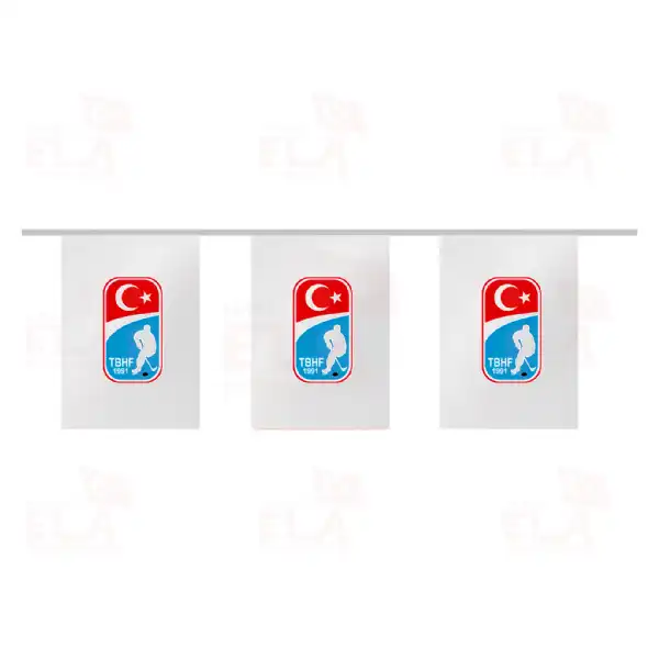 Trkiye Buz Hokeyi Federasyonu pe Dizili Flamalar ve Bayraklar