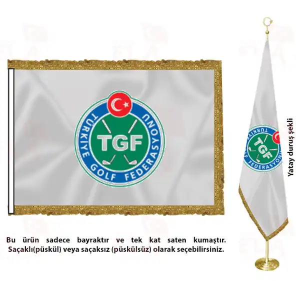 Trkiye Golf Federasyonu Saten Makam Flamas
