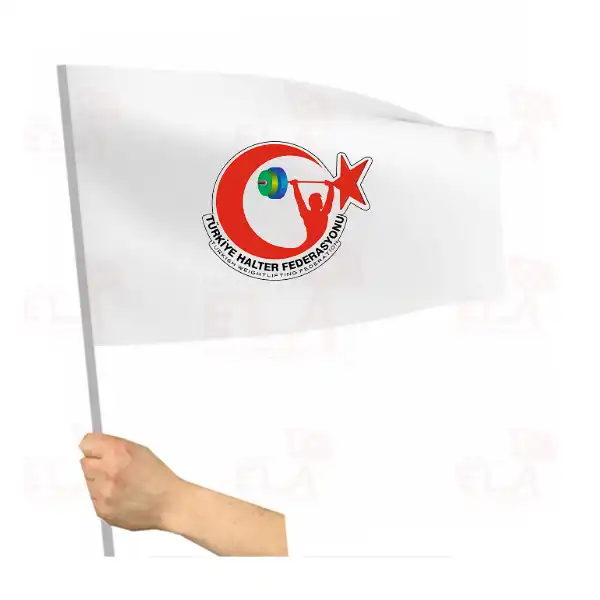 Trkiye Halter Federasyonu Sopal Bayrak ve Flamalar