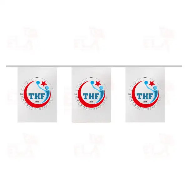 Trkiye Hentbol Federasyonu pe Dizili Flamalar ve Bayraklar