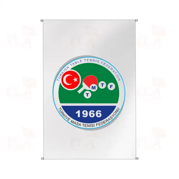 Trkiye Masa Tenisi Federasyonu Bina Boyu Bayraklar