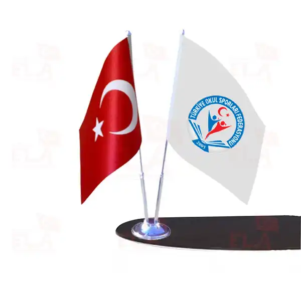 Trkiye Okul Sporlar Federasyonu 2 li Masa Bayra