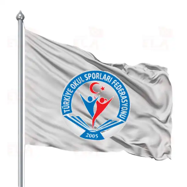 Trkiye Okul Sporlar Federasyonu Gnder Flamas ve Bayraklar
