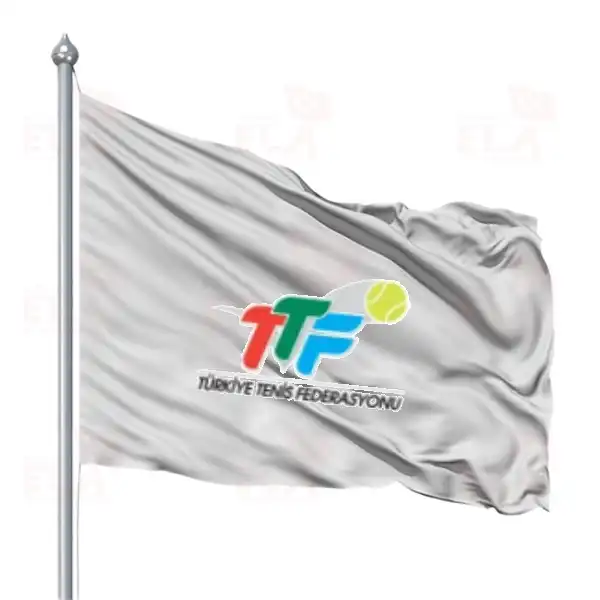 Trkiye Tenis Federasyonu Gnder Flamas ve Bayraklar