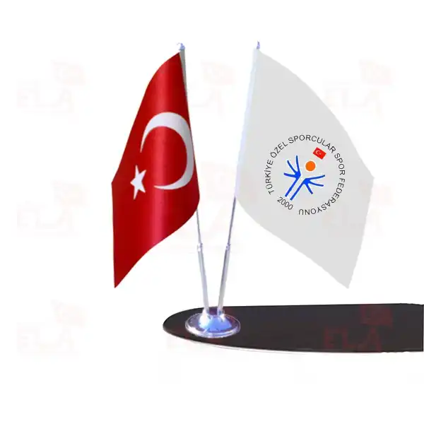 Trkiye zel Sporcular Spor Federasyonu 2 li Masa Bayra