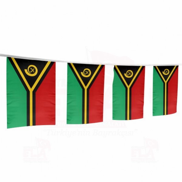 Vanuatu pe Dizili Flamalar ve Bayraklar
