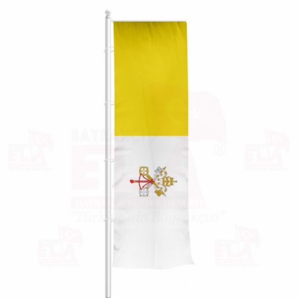 Vatikan Yatay ekilen Flamalar ve Bayraklar