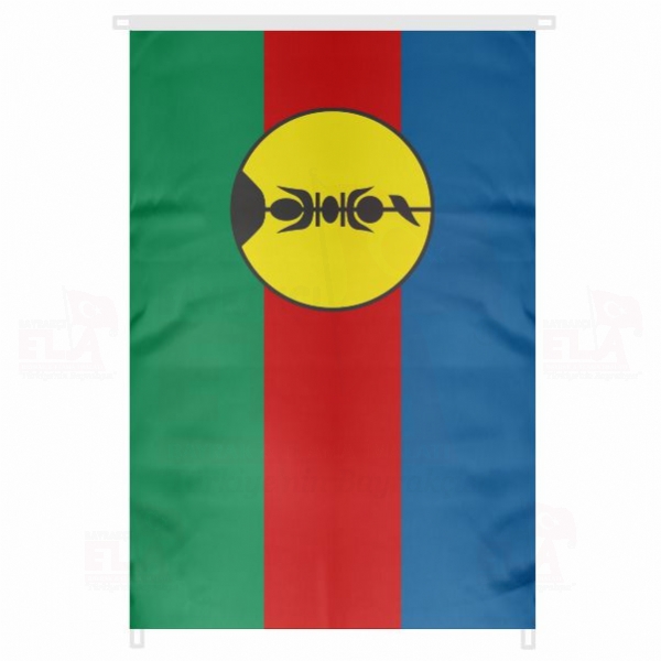 Yeni Kaledonya Bina Boyu Bayraklar