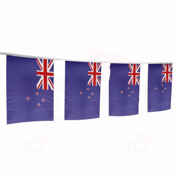 Yeni Zelanda pe Dizili Flamalar ve Bayraklar