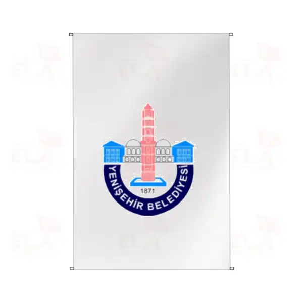 Yeniehir Belediyesi Bina Boyu Bayraklar
