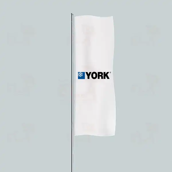 York Yatay ekilen Flamalar ve Bayraklar