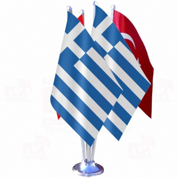 Yunanistan Drtl zel Masa Bayra