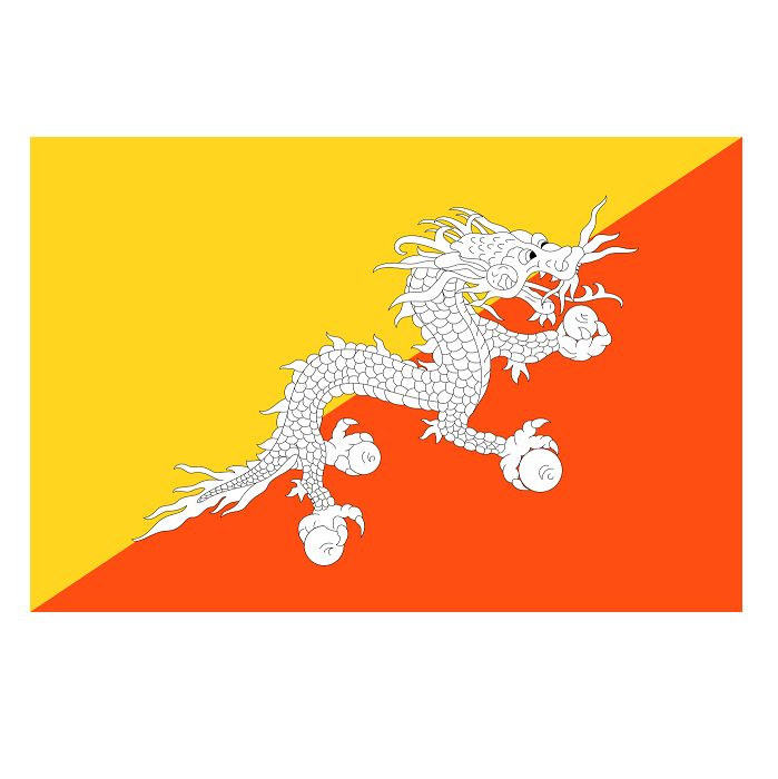 Bhutan Bayraklar