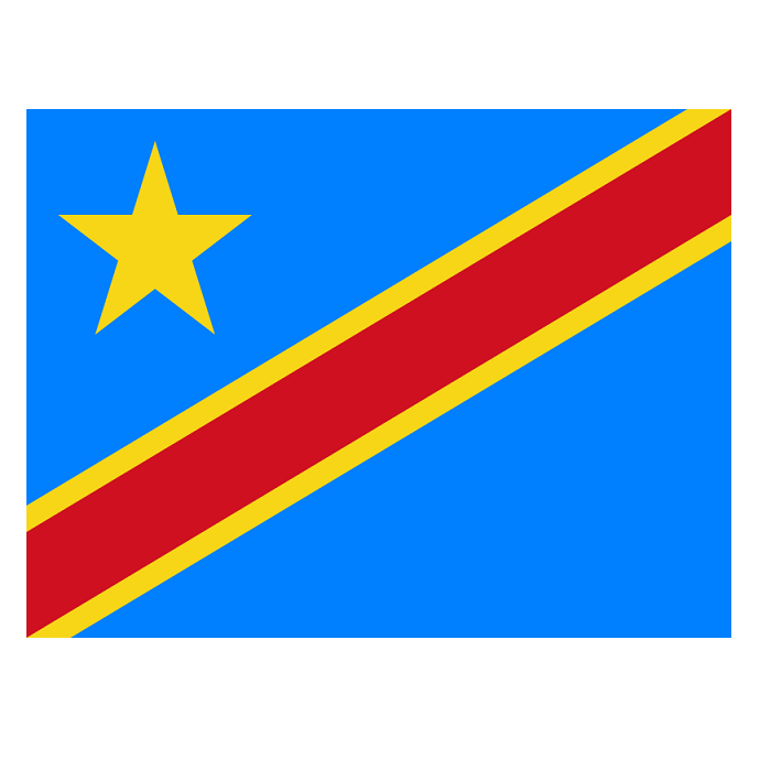 Kongo Dc Bayrak