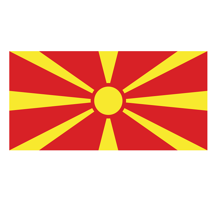 Kuzey Makedonya Bayra