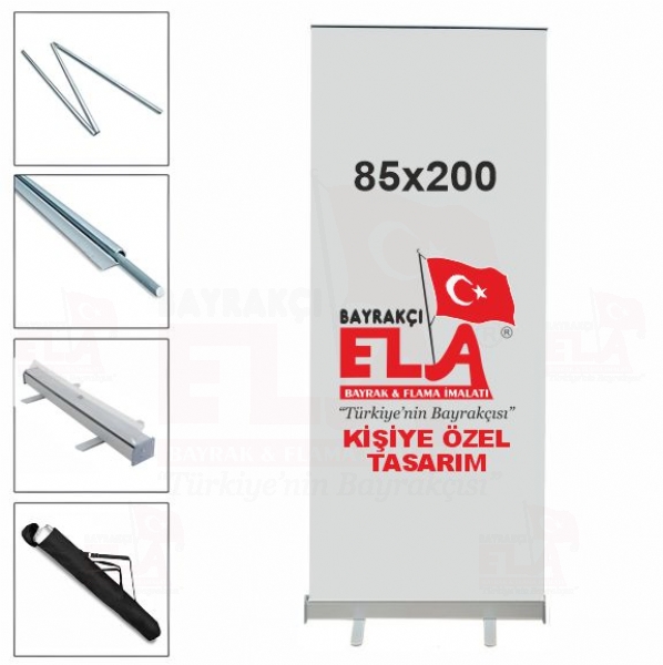 Roll Up Banner Bask 85x200