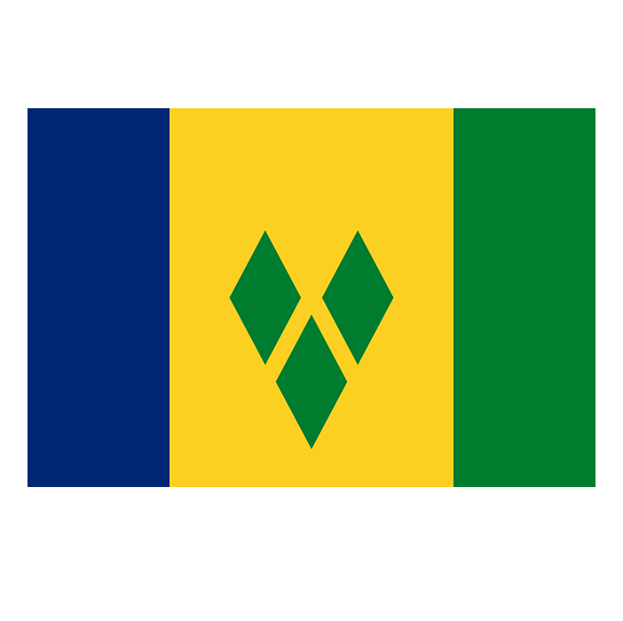 Saint Vincent ve Grenadinler Bayraklar