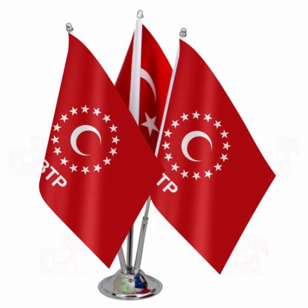 l Bamsz Trkiye Partisi Logolu Masa Bayra