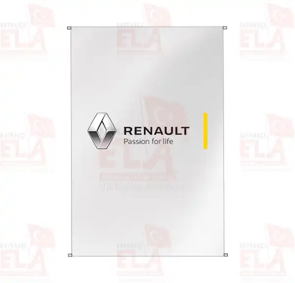 Renault Bina Boyu Flamalar ve Bayraklar