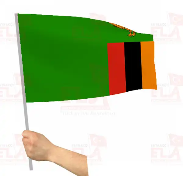 Zambiya Sopal Bayrak ve Flamalar