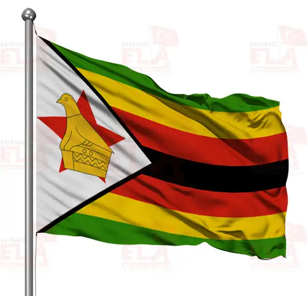 Zimbabve Gnder Flamas ve Bayraklar