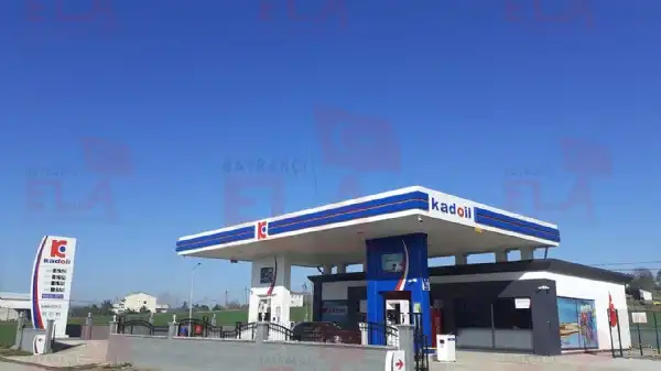 Benzin stasyon Dizi Bayrak