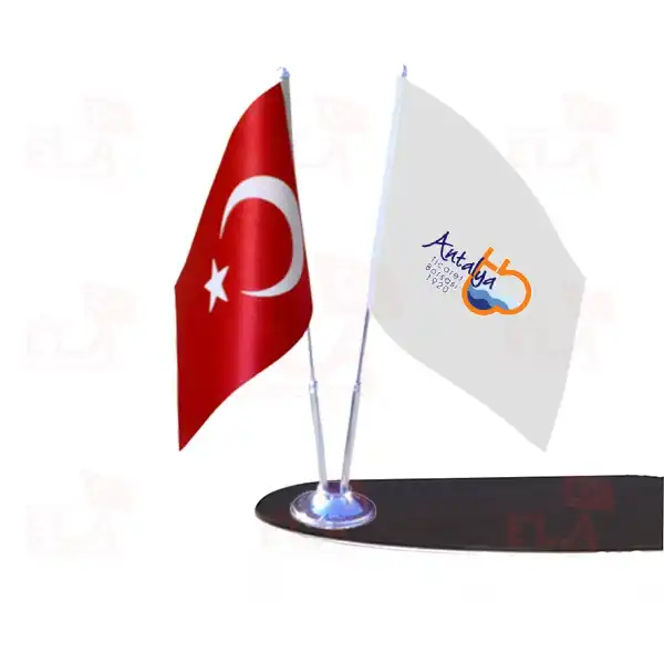 Antalya Ticaret Borsas 2 li Masa Bayra