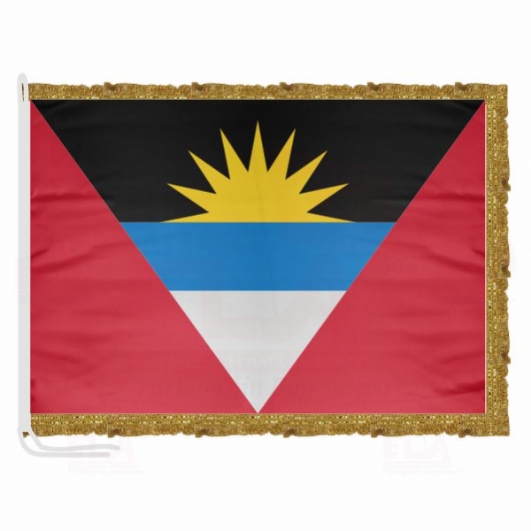 Antigua ve Barbuda Saten Makam Flamas