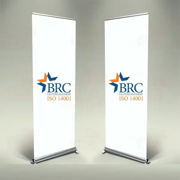 BRC Kalite Belgelendirme so 14001 Banner Roll Up