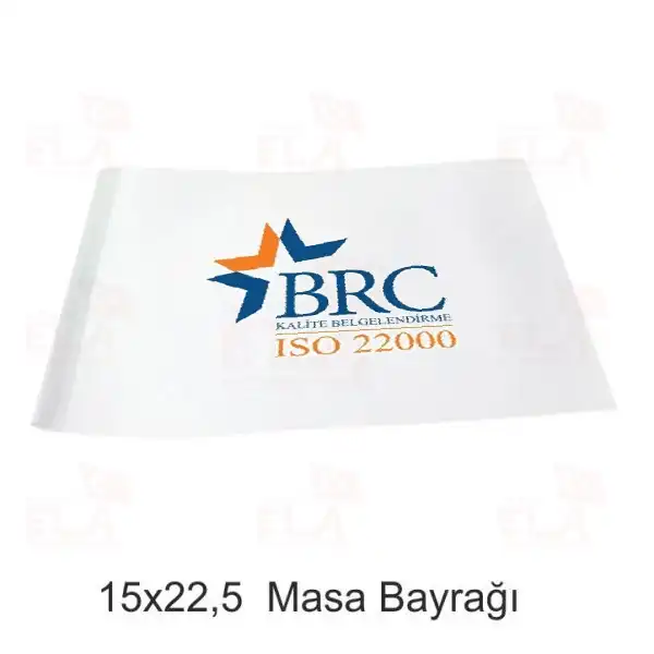 BRC Kalite Belgelendirme so 22000 Masa Bayra