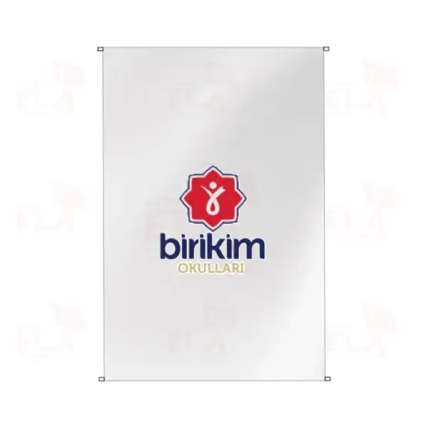 Birikim Okullar Bina Boyu Bayraklar