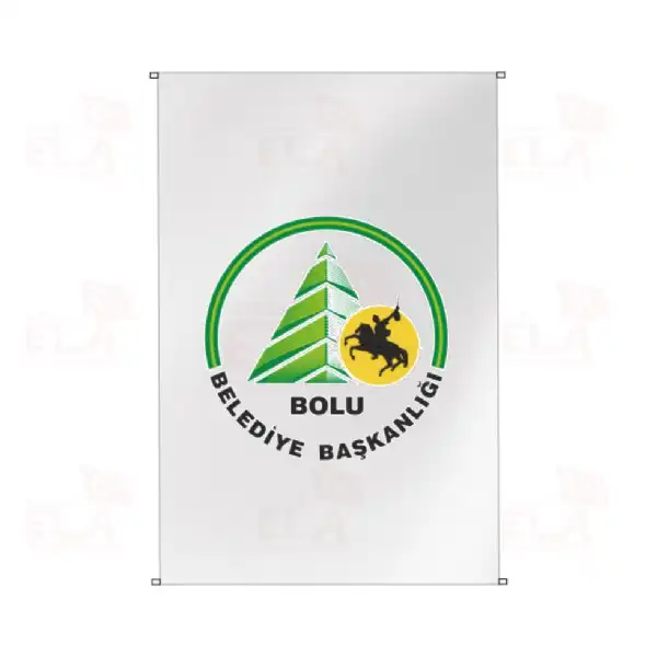 Bolu Belediyesi Bina Boyu Bayraklar