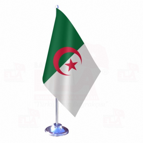 Cezayir Tekli Masa Bayra