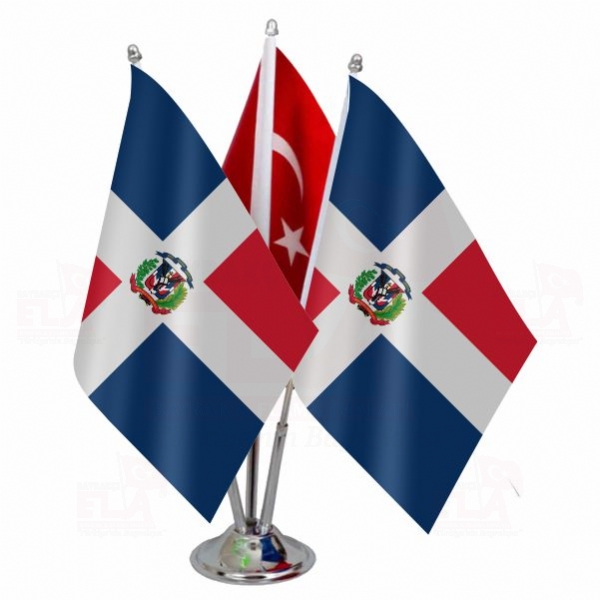 Dominik Cumhuriyeti Logolu l Masa Bayra