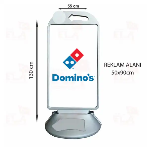 Dominos Pizza Kaldrm Park Byk Boy Reklam Dubas