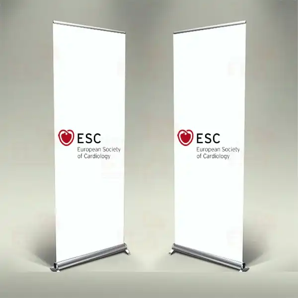 European Society Of Cardiology Banner Roll Up