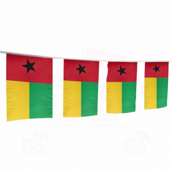 Gine Bissau pe Dizili Flamalar ve Bayraklar