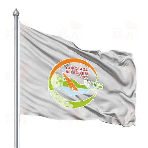 Gkeada Belediyesi Gnder Flamas ve Bayraklar