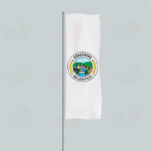 Gkedere Belediyesi Yatay ekilen Flamalar ve Bayraklar