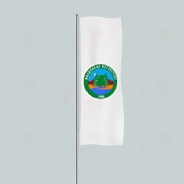 Hasankad Belediyesi Yatay ekilen Flamalar ve Bayraklar