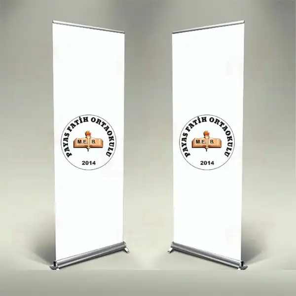 Payas Fatih Ortaokulu Banner Roll Up