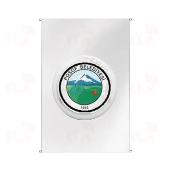 Posof Belediyesi Bina Boyu Bayraklar