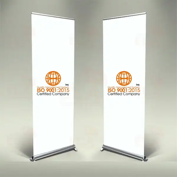 Quality Management System iso 9001 Banner Roll Up
