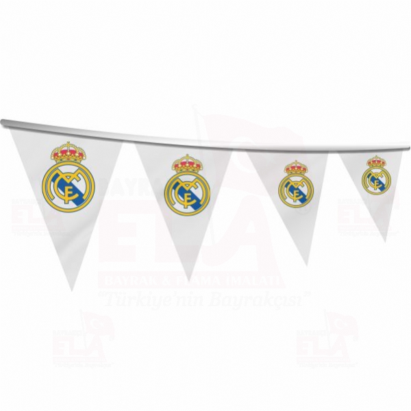 Real Madrid CF gen Bayrak ve Flamalar